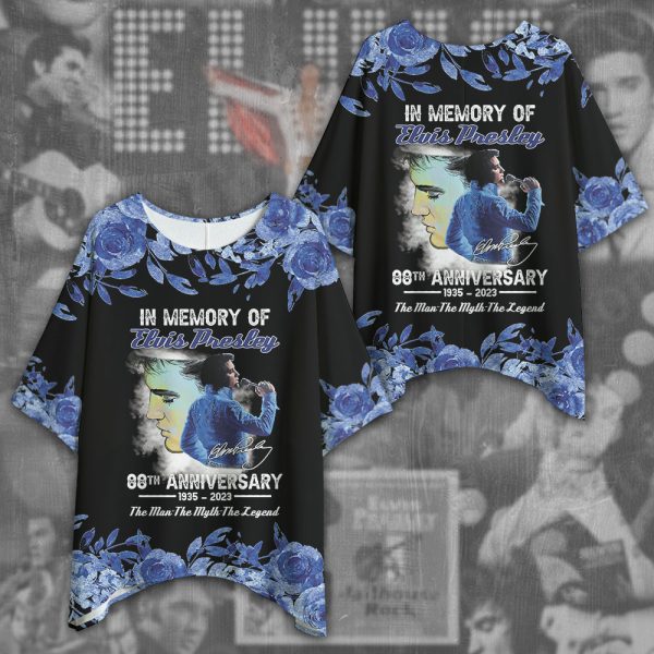 Elvis Presley Women's Bat Sleeve Shirt - VIETDQ0137