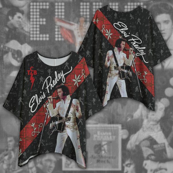 Elvis Presley Women's Bat Sleeve Shirt - VIETDQ0099