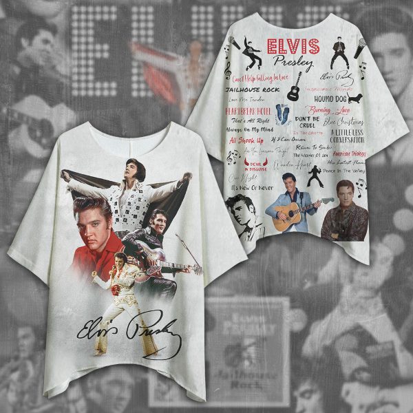 Elvis Presley Women's Bat Sleeve Shirt - VIETDQ0107