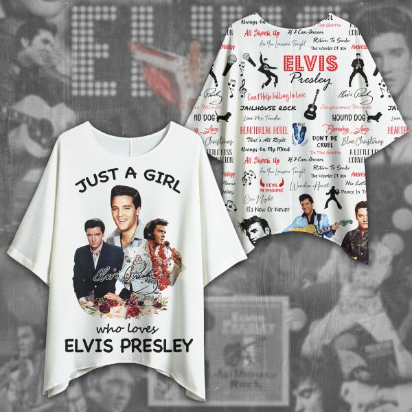 Elvis Presley Women's Bat Sleeve Shirt - VIETDQ0108