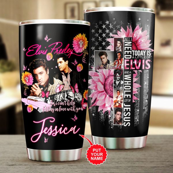 Personalized Elvis Presley Tumbler Cup - VANDH 247