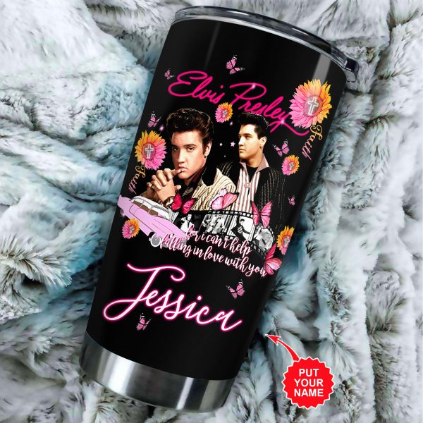 Personalized Elvis Presley Tumbler Cup - VANDH 247