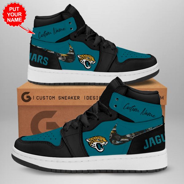 Personalized Jacksonville Jaguars AJ 1 Sneaker - TANTN 1594
