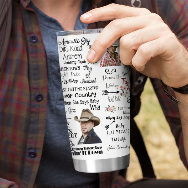 Personalized Jason Aldean Tumbler Cup - VANDH 367