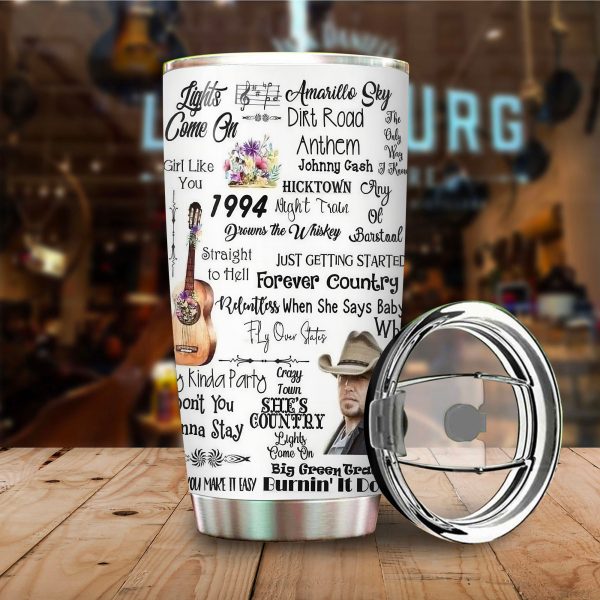 Personalized Jason Aldean Tumbler Cup - VANDH 367