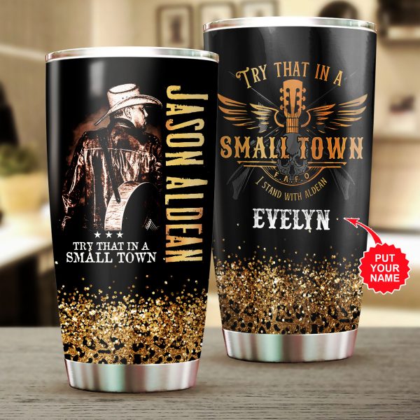 Personalized Jason Aldean Tumbler Cup - VANDH 368