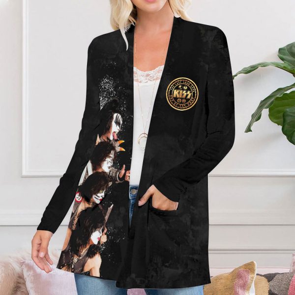 Kiss Band Women's Patch Pocket Cardigan - HOATT 3524