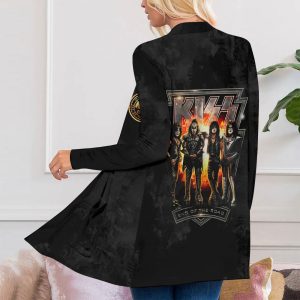 Kiss Band Women's Patch Pocket Cardigan - HOATT 3524