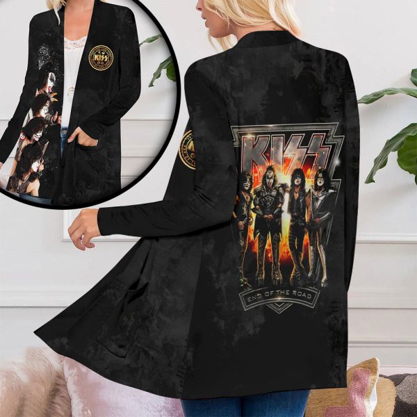 Kiss Band Women's Patch Pocket Cardigan - HOATT 3524