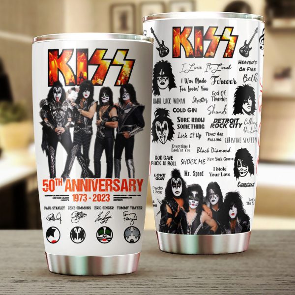 Kiss Band Tumbler Cup - HOATT 3792