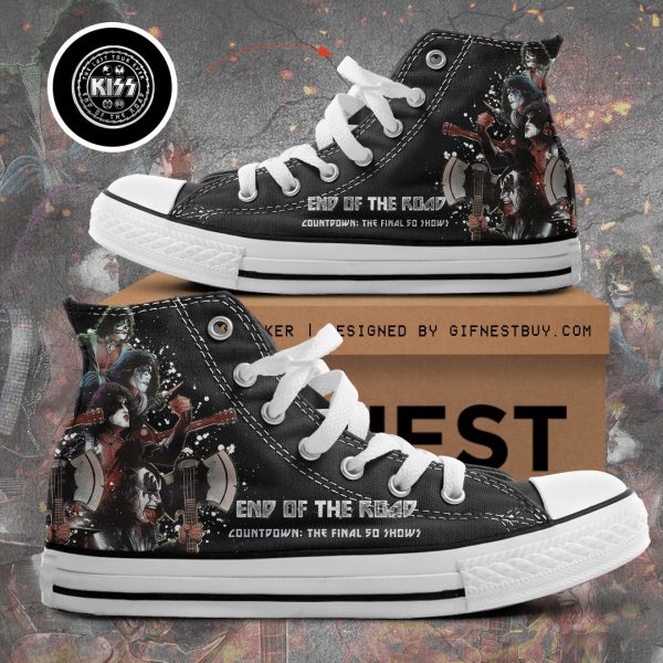 Kiss Band High Top Canvas Shoes - TANTN 1522