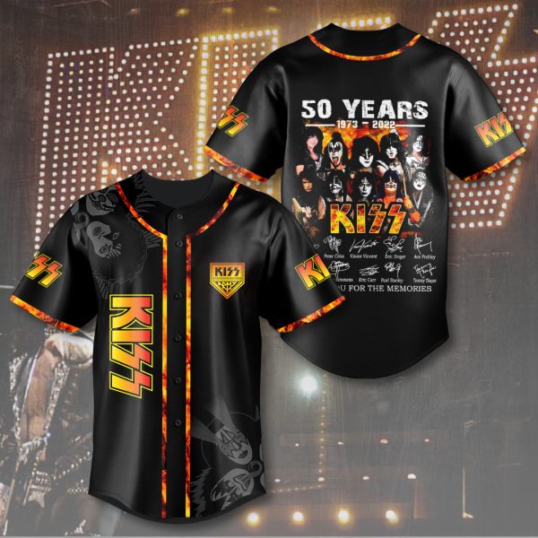 Kiss Band Baseball Jersey - HOATT 3097
