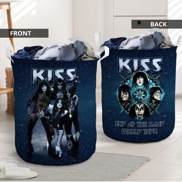 Kiss Band Laundry Basket - HOATT 2787