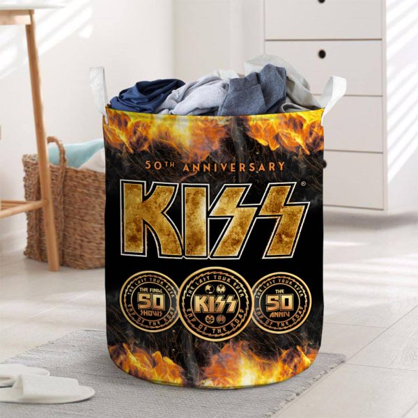 Kiss Band Laundry Basket - HOATT 2821