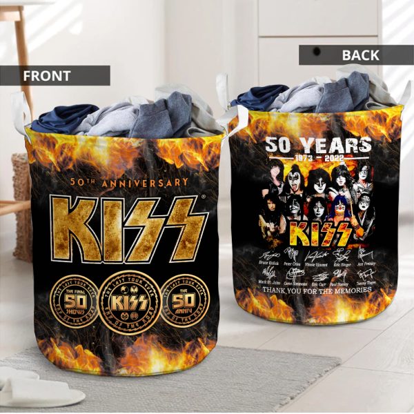 Kiss Band Laundry Basket - HOATT 2821