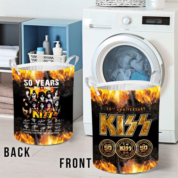 Kiss Band Laundry Basket - HOATT 2821