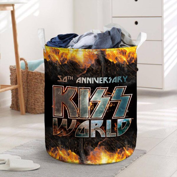 Kiss Band Laundry Basket - HOATT 2913