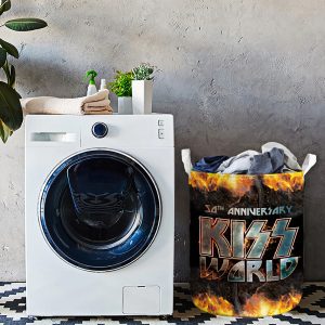 Kiss Band Laundry Basket - HOATT 2913