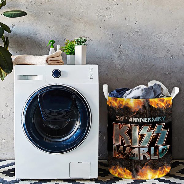 Kiss Band Laundry Basket - HOATT 2913