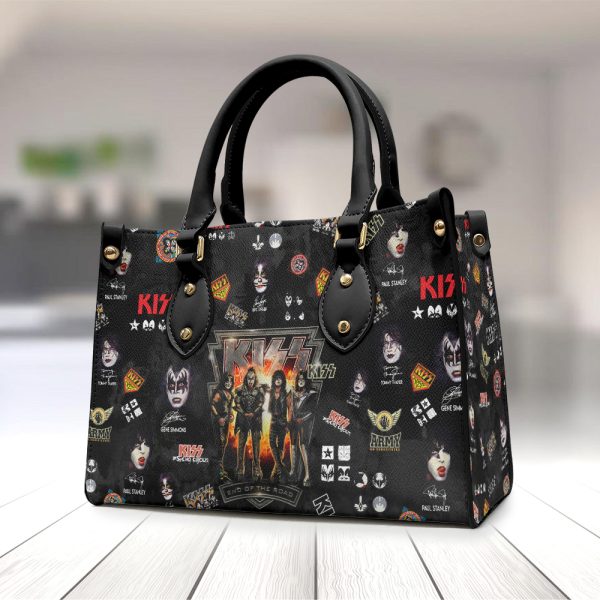 Kiss Band Leather HandBag - HOATT 3666
