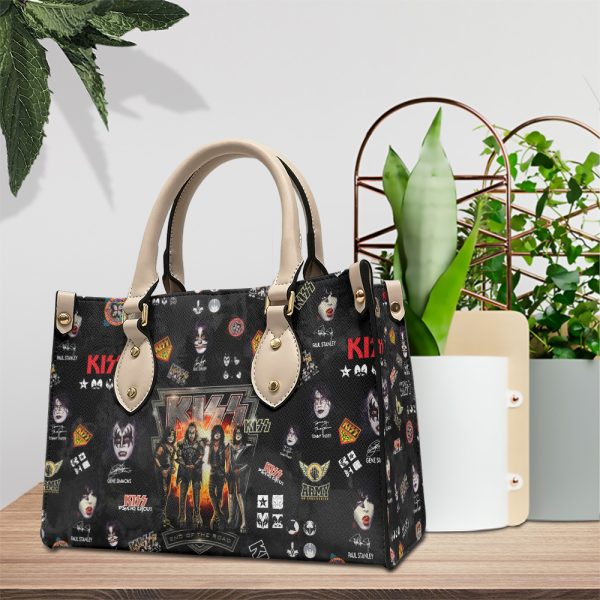 Kiss Band Leather HandBag - HOATT 3666