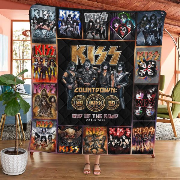 Kiss Band Quilt Blanket - HOATT 2922