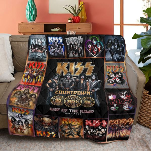 Kiss Band Quilt Blanket - HOATT 2922