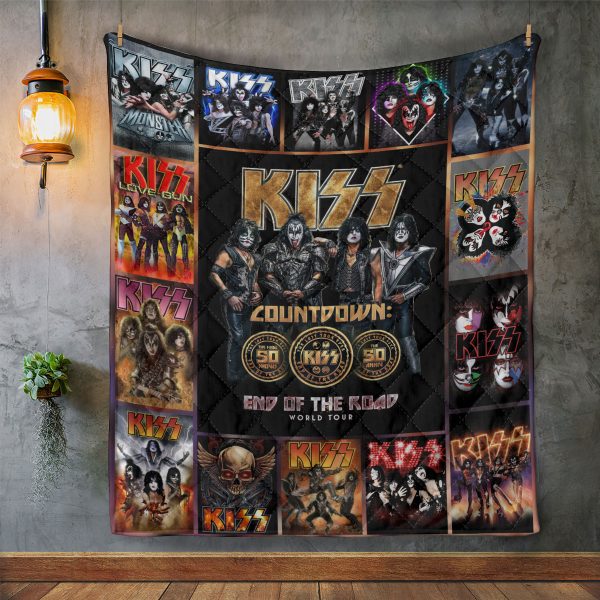 Kiss Band Quilt Blanket - HOATT 2922