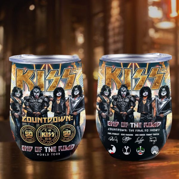 Kiss Band Wine Tumbler - HOATT 2831