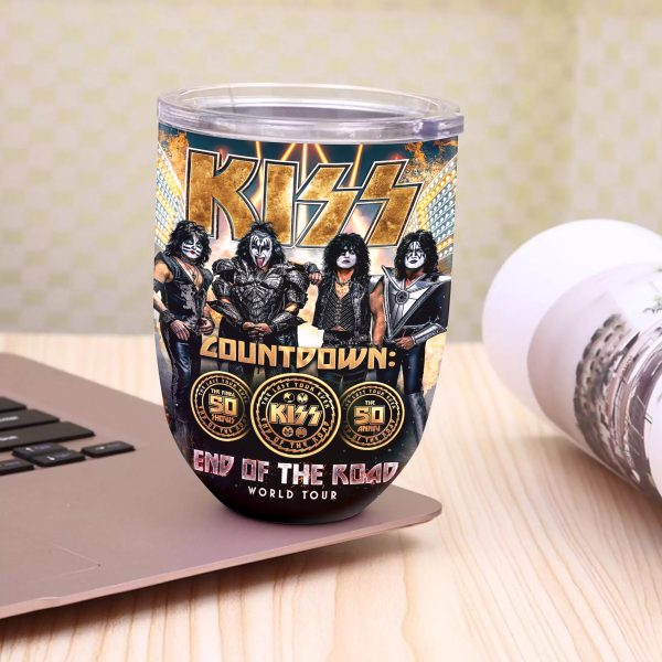 Kiss Band Wine Tumbler - HOATT 2831