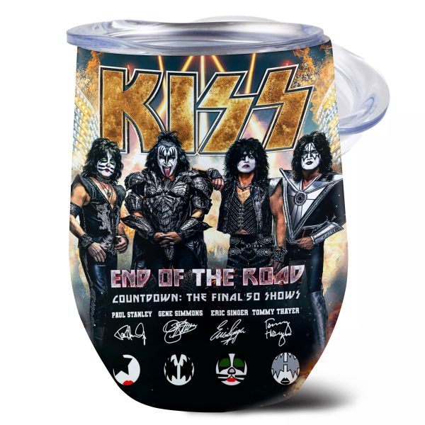 Kiss Band Wine Tumbler - HOATT 2831