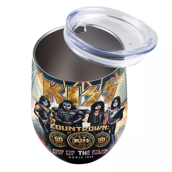 Kiss Band Wine Tumbler - HOATT 2831
