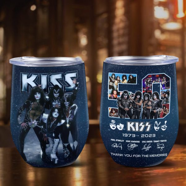 Kiss Band Wine Tumbler - HOATT 2832