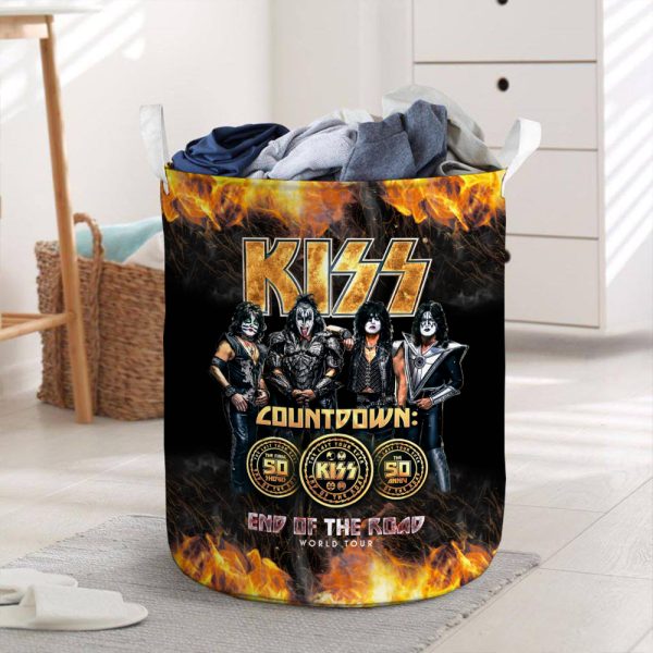 Kiss Band Laundry Basket - HOATT 2748
