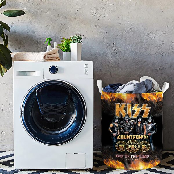 Kiss Band Laundry Basket - HOATT 2748