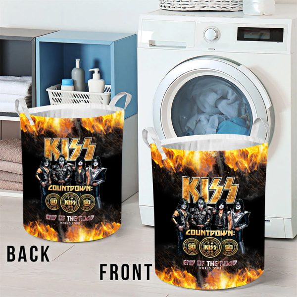 Kiss Band Laundry Basket - HOATT 2748