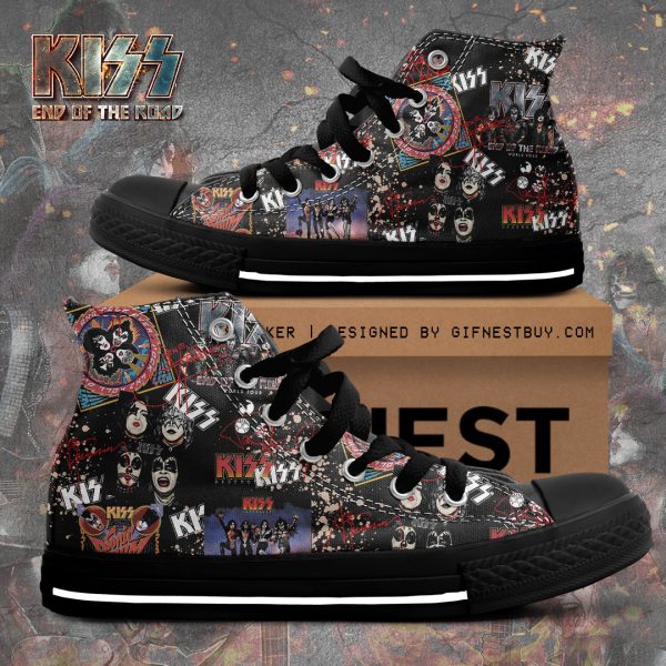 Kiss Band High Top Canvas Shoes - TANTN 1419
