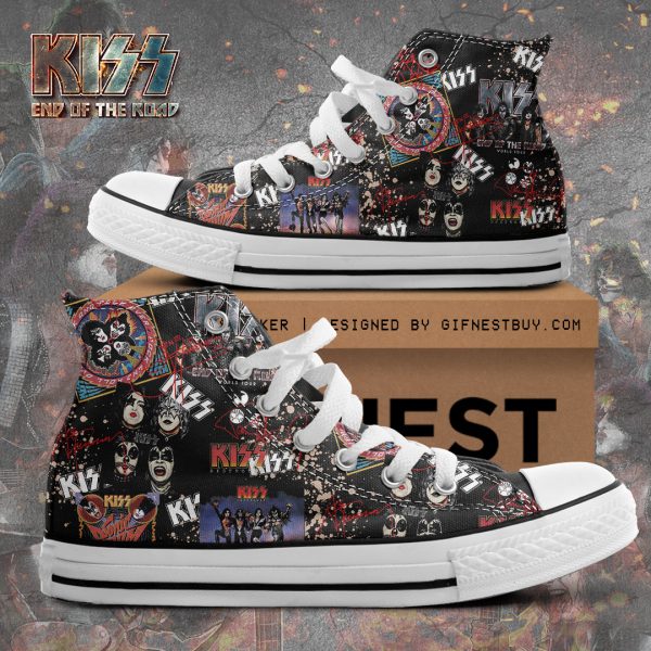 Kiss Band High Top Canvas Shoes - TANTN 1419