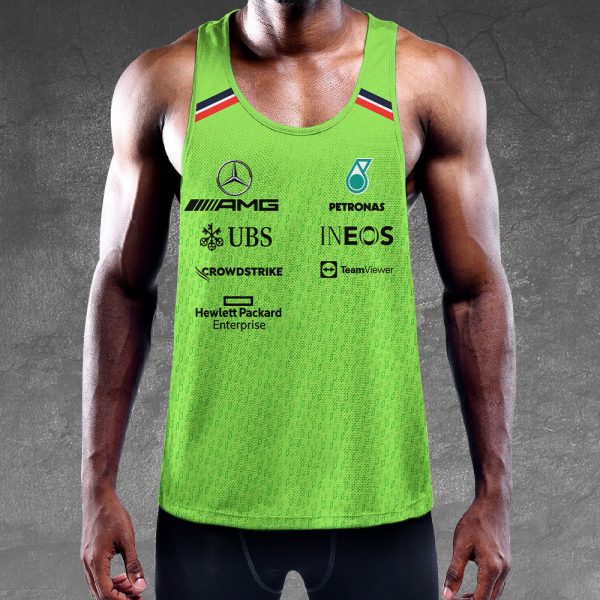 Mercedes-AMG Petronas F1 Y-Back Muscle Tank Top - HOATT 2391