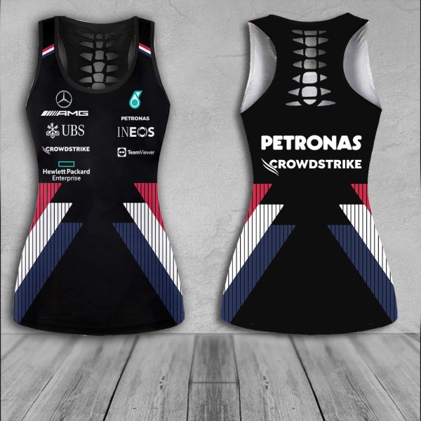 Mercedes-AMG Petronas F1 Hollow Tank Top Leggings - HOATT 2431