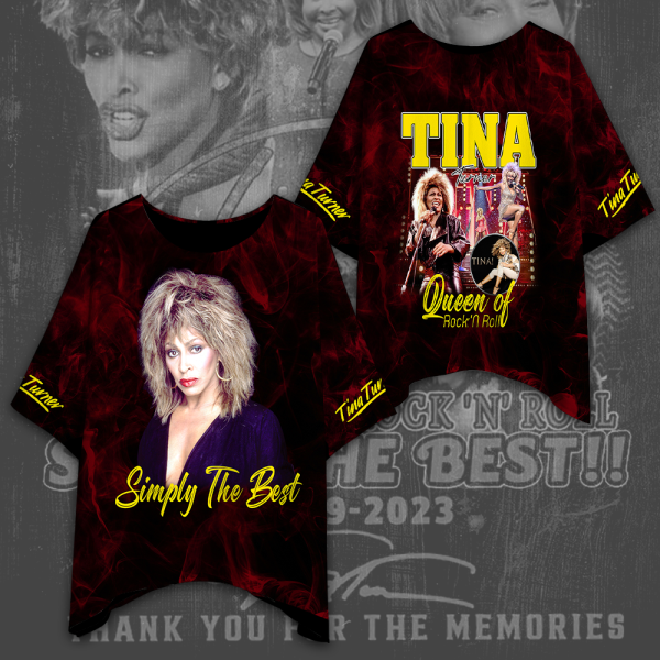 Tina Turner Women's Bat Sleeve Shirt - HOATT 3277