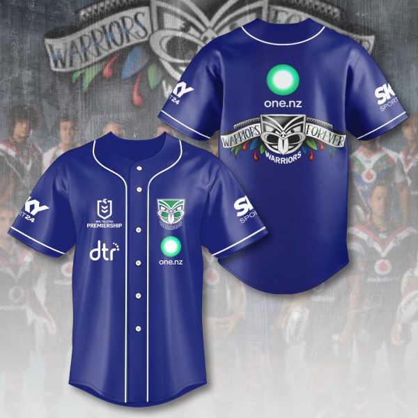 New Zealand Warriors Baseball Jersey - VANDH 407
