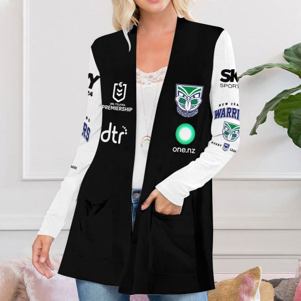 New Zealand Warriors Women's Patch Pocket Cardigan - VANDH 455