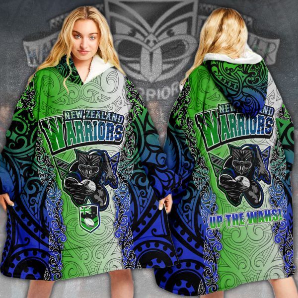 New Zealand Warriors 3D Fleece Oodie - VANDH 2580