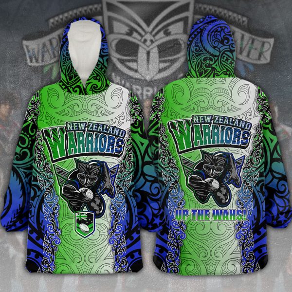 New Zealand Warriors 3D Fleece Oodie - VANDH 2580