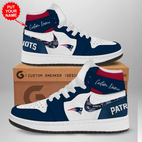 Personalized New England Patriots AJ 1 Sneaker - TANTN 1571