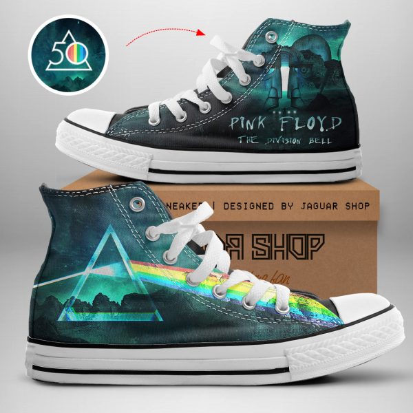 Pink Floyd High Top Canvas Shoes - NGHIAVT 0079