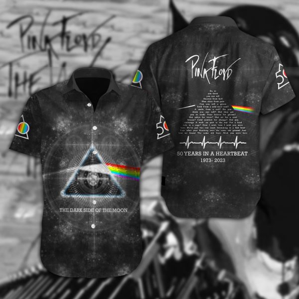 Pink Floyd Short Sleeve Dress Shirt - NGHIAVT 0083