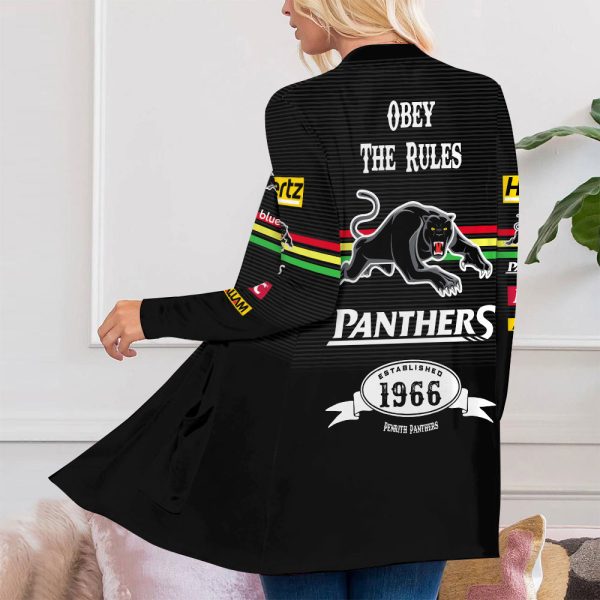 Penrith Panthers Women's Patch Pocket Cardigan - VANDH 459