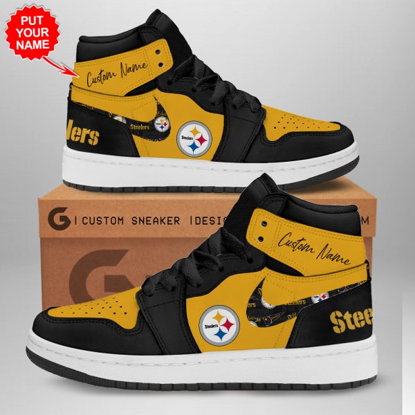 Personalized Pittsburgh Steelers AJ 1 Sneaker - TANTN 1576